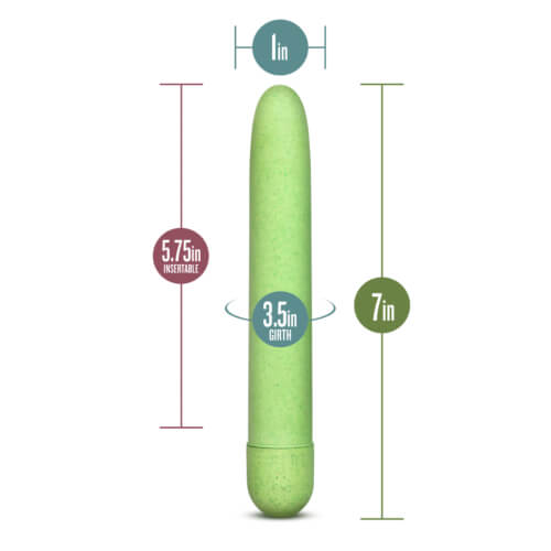 Gaia Biodegradable Eco Vibrator Green - Allure Adornments