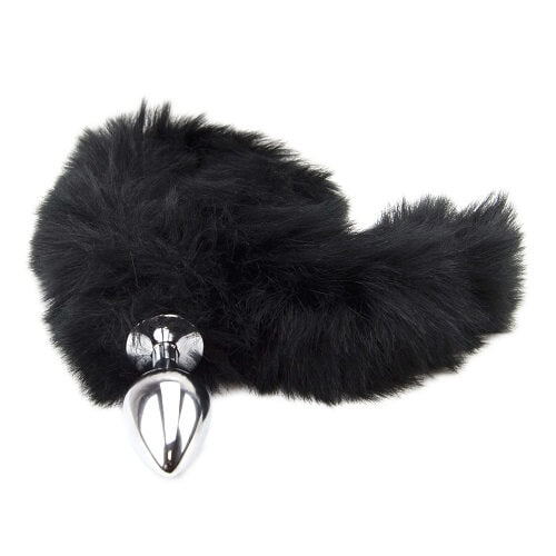 Furry Fantasy Black Panther Tail Butt Plug - Allure Adornments