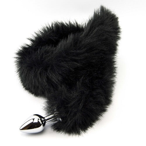 Furry Fantasy Black Panther Tail Butt Plug - Allure Adornments