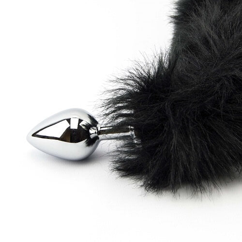 Furry Fantasy Black Panther Tail Butt Plug - Allure Adornments