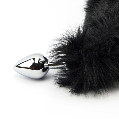 Furry Fantasy Black Panther Tail Butt Plug - Allure Adornments