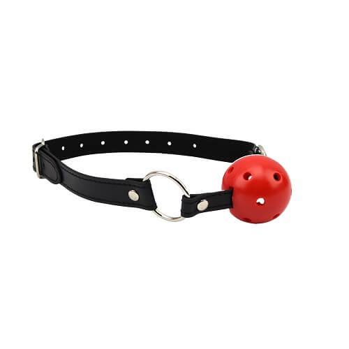 Bound to Please Breathable Ball Gag Red - Allure Adornments