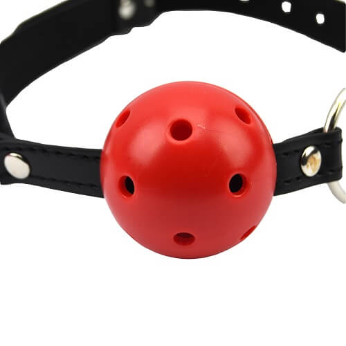 Bound to Please Breathable Ball Gag Red - Allure Adornments