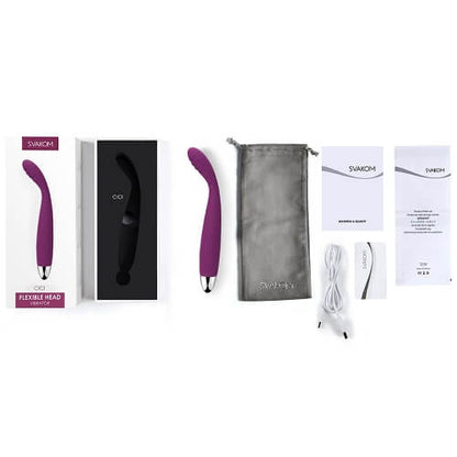 Svakom Cici Flexible Head Vibrator Violet - Allure Adornments