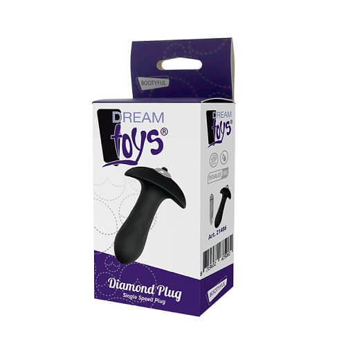 Diamond Textured Silicone Anal Vibrator - Allure Adornments