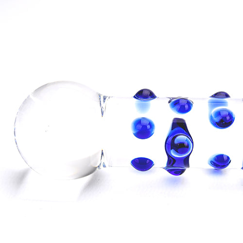 Spectrum Nubby Textured Glass Dildo - Allure Adornments