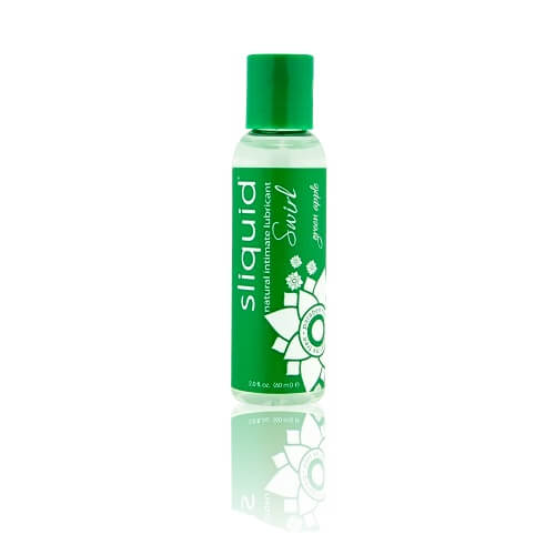Sliquid Naturals Swirl Flavoured Lubricants-Green Apple 59ml - Allure Adornments