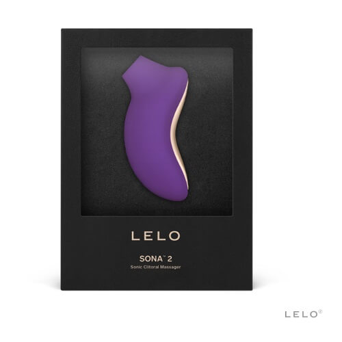LELO SONA 2 Sonic Clitoral Massager - Purple - Allure Adornments