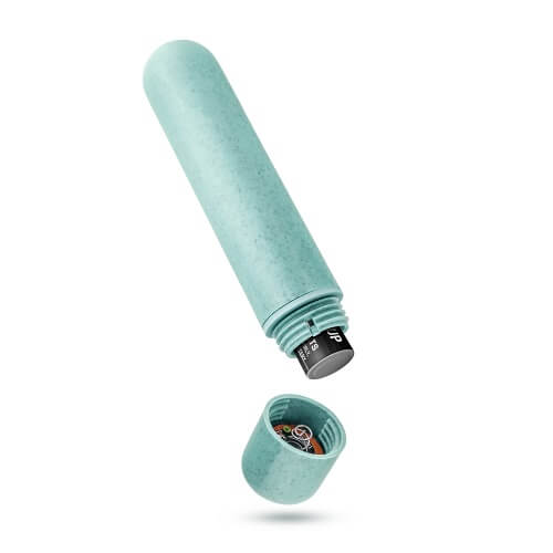 Gaia Biodegradable Eco Bullet Vibrator Blue - Allure Adornments