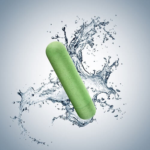 Gaia Biodegradable Eco Bullet Vibrator Green - Allure Adornments