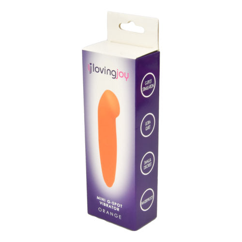 Loving Joy Mini G-Spot Vibrator Orange - Allure Adornments