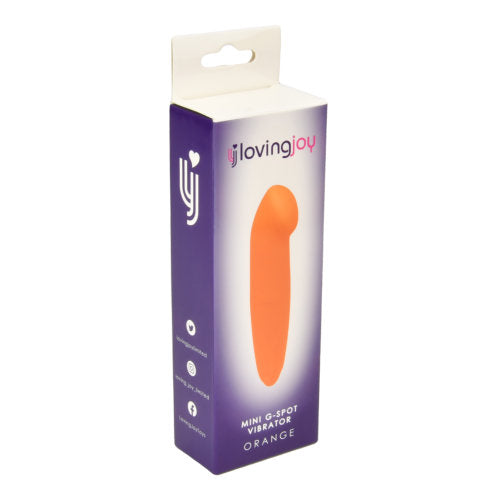 Loving Joy Mini G-Spot Vibrator Orange - Allure Adornments
