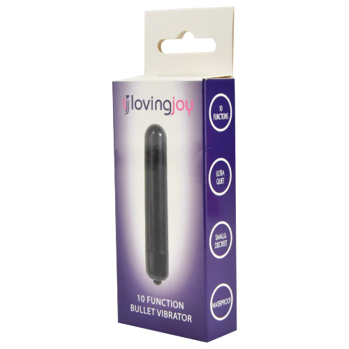 Loving Joy 10 Function Obsidian Bullet Vibrator - Allure Adornments