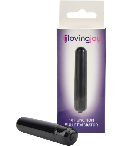 Loving Joy 10 Function Obsidian Bullet Vibrator - Allure Adornments