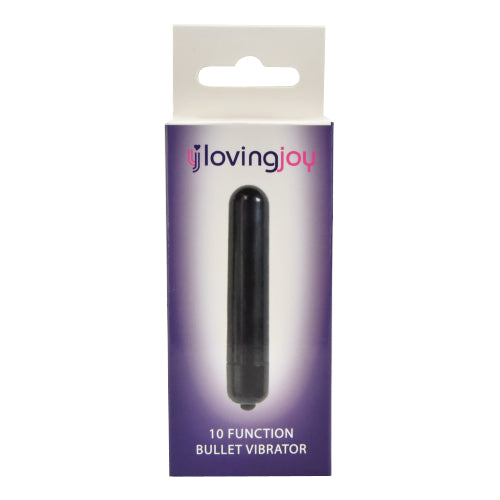 Loving Joy 10 Function Obsidian Bullet Vibrator - Allure Adornments