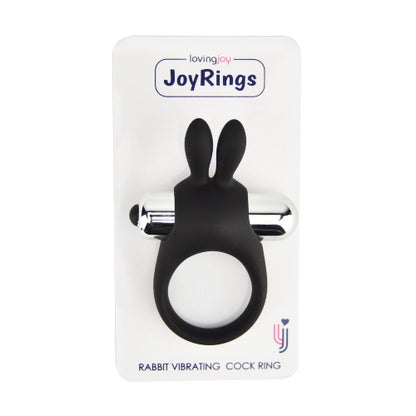 JoyRings Silicone Rabbit Vibrating Cock Ring - Allure Adornments