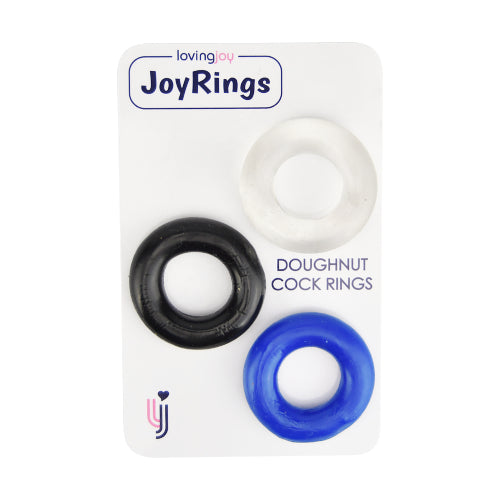 JoyRings Doughnut Cock Rings (3 Pack) - Allure Adornments