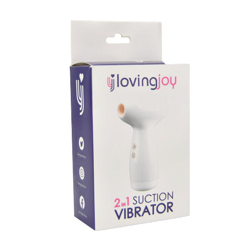 Loving Joy 2 in 1 Suction Vibrator - Allure Adornments