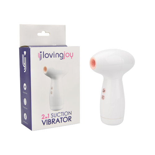 Loving Joy 2 in 1 Suction Vibrator - Allure Adornments