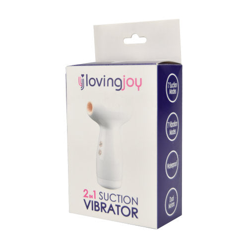 Loving Joy 2 in 1 Suction Vibrator - Allure Adornments