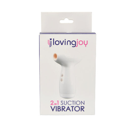 Loving Joy 2 in 1 Suction Vibrator - Allure Adornments