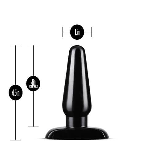 Anal Adventures Basic Plug Kit Black - Allure Adornments