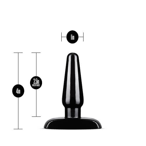 Anal Adventures Basic Plug Kit Black - Allure Adornments
