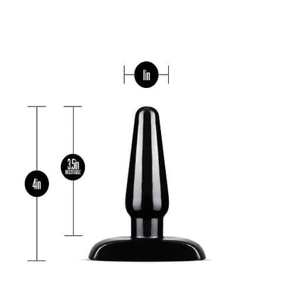 Anal Adventures Basic Plug Kit Black - Allure Adornments