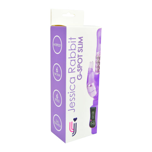 Jessica Rabbit G-Spot Slim Vibrator Purple - Allure Adornments
