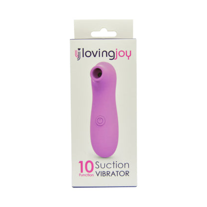 Loving Joy 10 Function Clitoral Suction Vibrator Pink - Allure Adornments