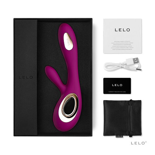 Lelo Soraya Wave Dual Action Vibrator Deep Rose - Allure Adornments