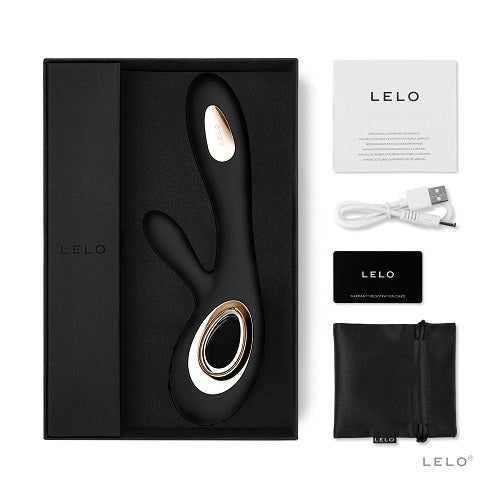Lelo Soraya Wave Dual Action Vibrator Black - Allure Adornments