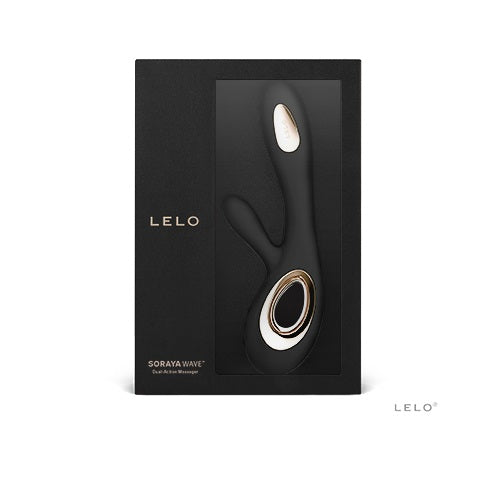 Lelo Soraya Wave Dual Action Vibrator Black - Allure Adornments
