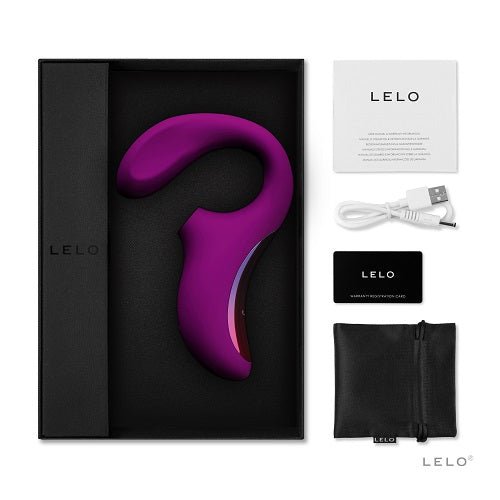 LELO Enigma Dual Stimulation Sonic Massager Deep Rose - Allure Adornments
