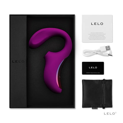 LELO Enigma Dual Stimulation Sonic Massager Deep Rose - Allure Adornments