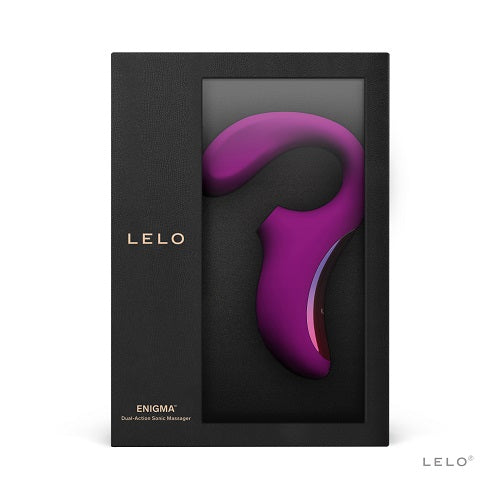 LELO Enigma Dual Stimulation Sonic Massager Deep Rose - Allure Adornments