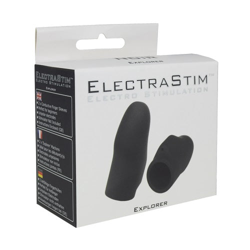 Electrastim Noir Explorer Silicone Finger Sleeves - Allure Adornments