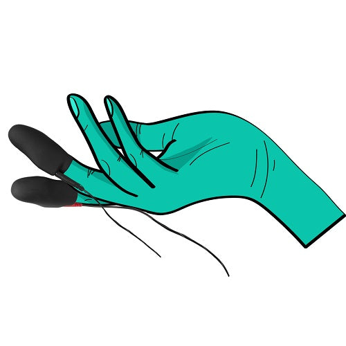Electrastim Noir Explorer Silicone Finger Sleeves - Allure Adornments