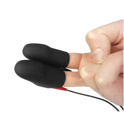 Electrastim Noir Explorer Silicone Finger Sleeves - Allure Adornments
