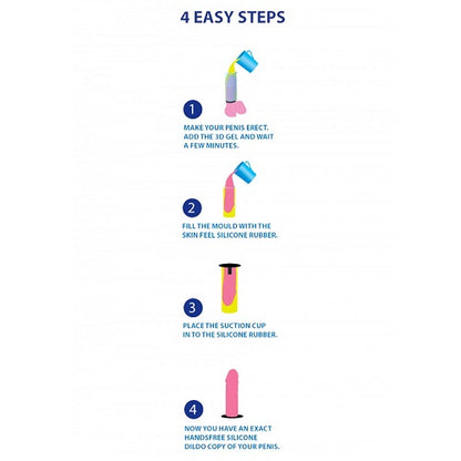 Cloneboy Cast Your Own Silicone Dildo with Suction Cup Kit Vanilla - Allure Adornments