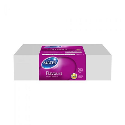 Mates Flavours Condom BX144 Clinic Pack - Allure Adornments
