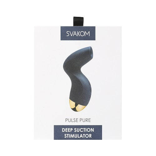 Svakom Pulse Pure Suction Stimulator Navy Blue - Allure Adornments