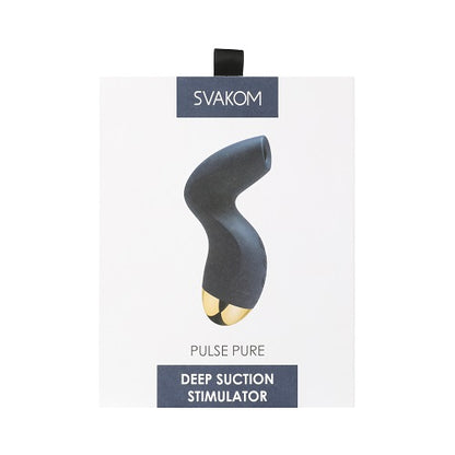 Svakom Pulse Pure Suction Stimulator Navy Blue - Allure Adornments