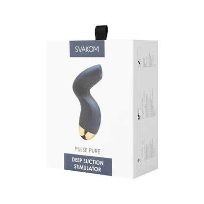 Svakom Pulse Pure Suction Stimulator Navy Blue - Allure Adornments
