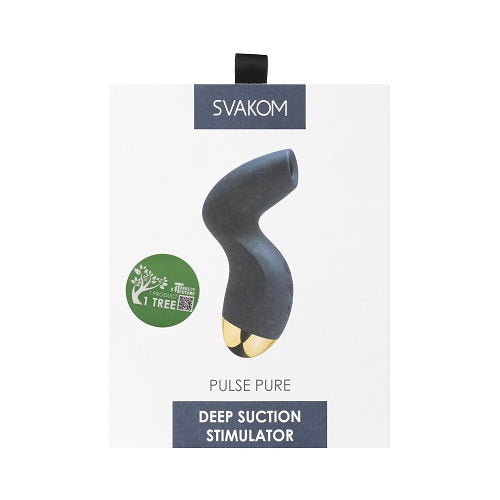 Svakom Pulse Pure Suction Stimulator Navy Blue - Allure Adornments