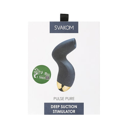 Svakom Pulse Pure Suction Stimulator Navy Blue - Allure Adornments