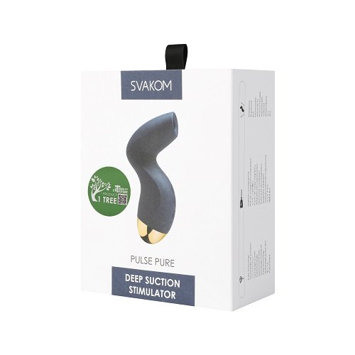 Svakom Pulse Pure Suction Stimulator Navy Blue - Allure Adornments