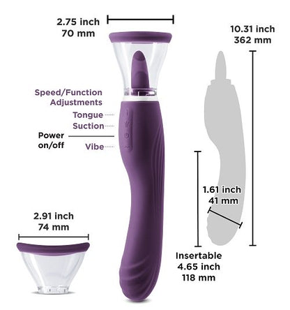 Inya Triple Delight Purple - Allure Adornments