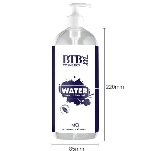 BTB Water Based Lubricant 1000ml - Allure Adornments