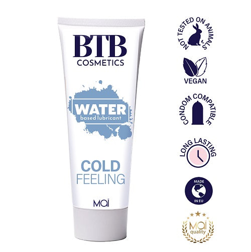 BTB Water Based Cool Feeling Lubricant 100ml - Allure Adornments